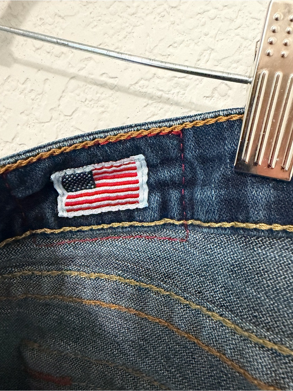 True Religion World Tour Bootcut Jeans Size 26 Made in USA - Picture 8 of 9